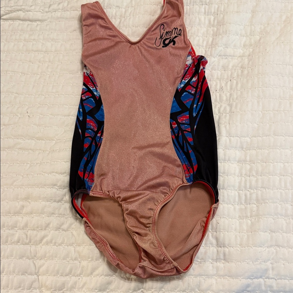 Simone Biles GK leo - Pink and Black